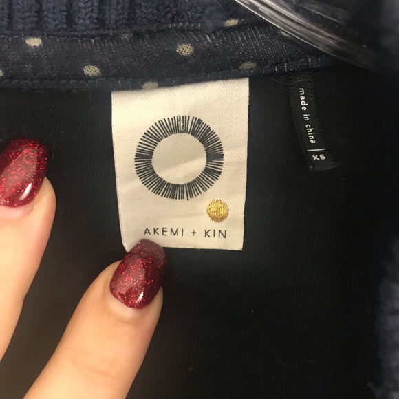 ANTHROPOLOGIE AKEMI + KIN BRUSHED LACE SWEATER - Picture 6 of 7